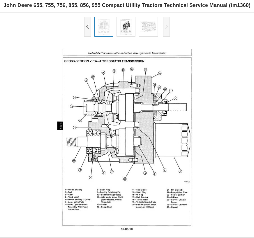 John Deere 655, 755, 855, 955, 756 and 856 Compact Utility ...